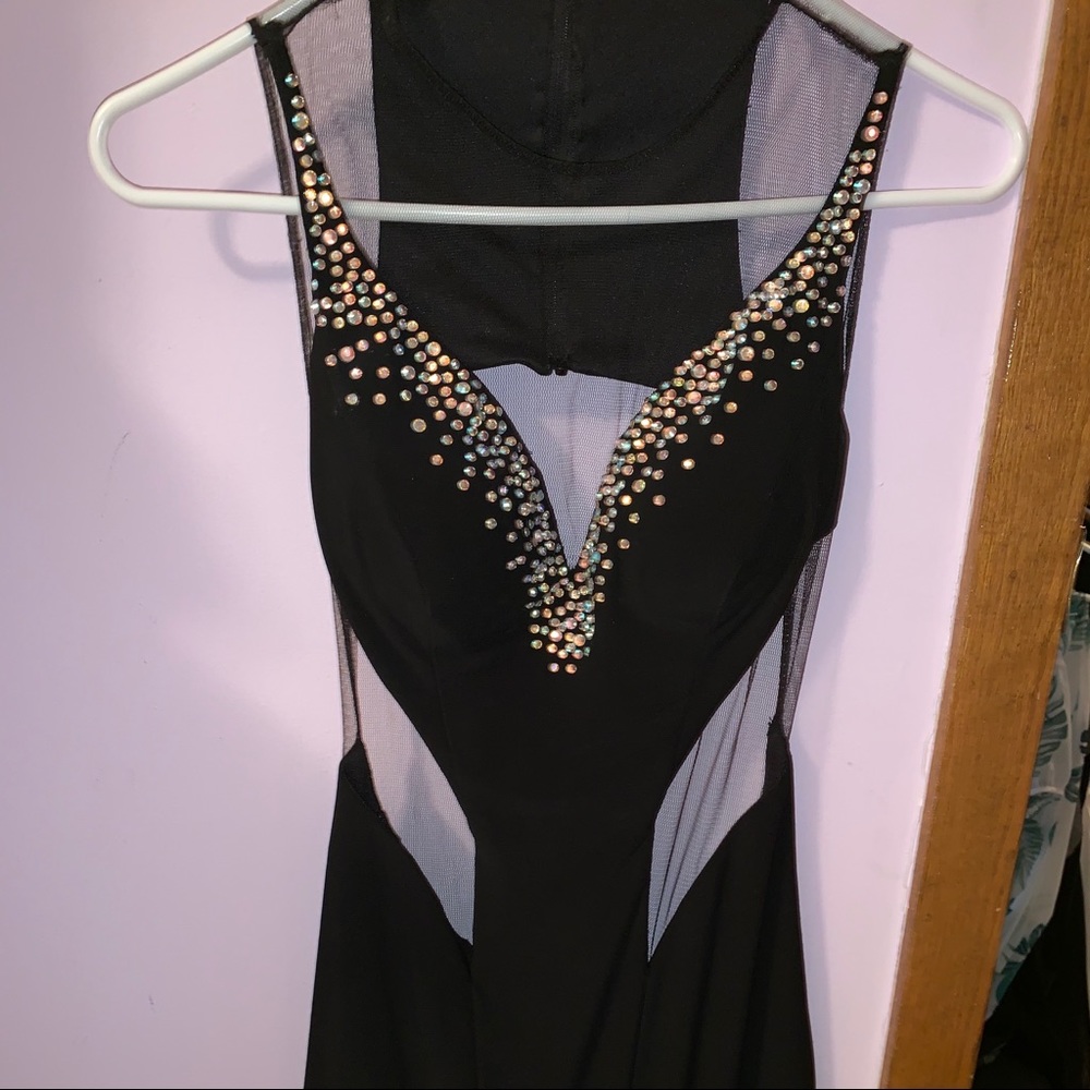 PEACHES Hannah S black dress